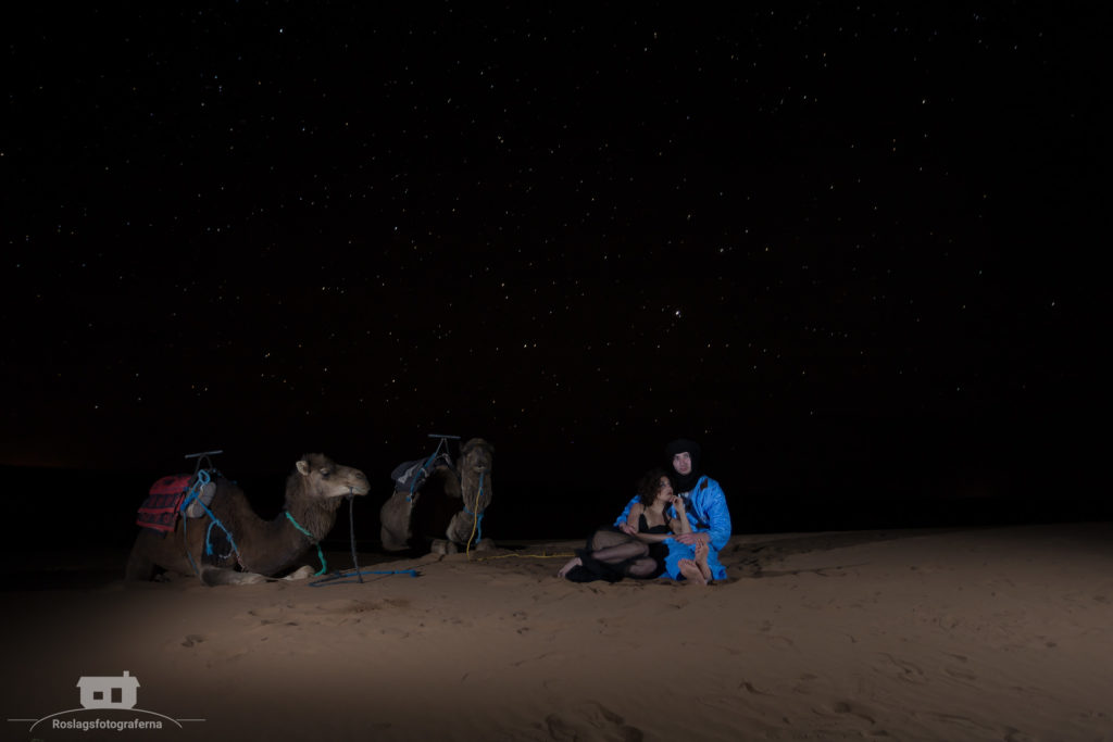Tema "Tusen och en natt" i Sahara, Marocko