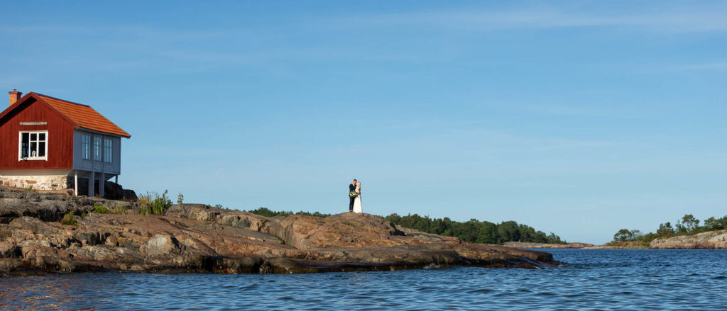 Bröllopsfotografering Grisslehamn Väddö Roslagen Skärgård