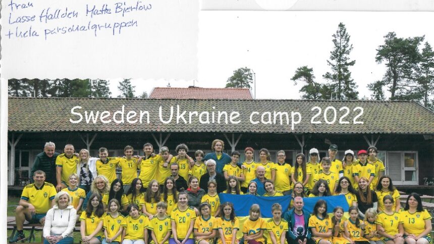 Sweden Ukraine camp 2022 - Gruppbild från Barnens Ö sommaren 2022.